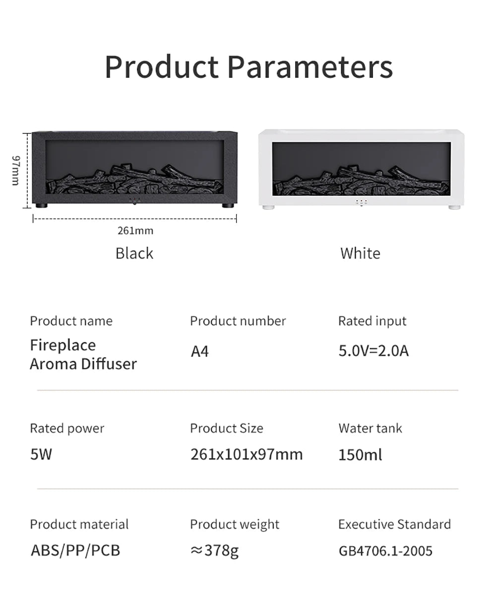 Flame Essential Oil Humidifier
