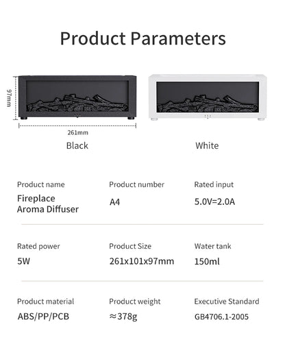 Flame Essential Oil Humidifier