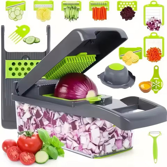16-in-1 Vegetable chopper & Slicer