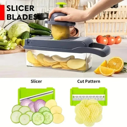 16-in-1 Vegetable chopper & Slicer