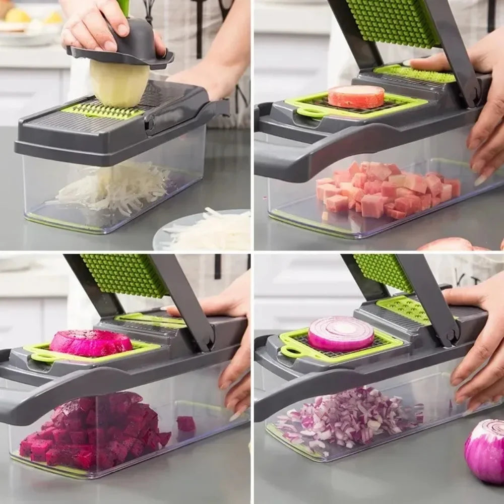 16-in-1 Vegetable chopper & Slicer