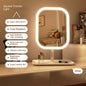 Niche Modern LED Desktop Vanity/Makeup Mirror 3-Color Touch Light