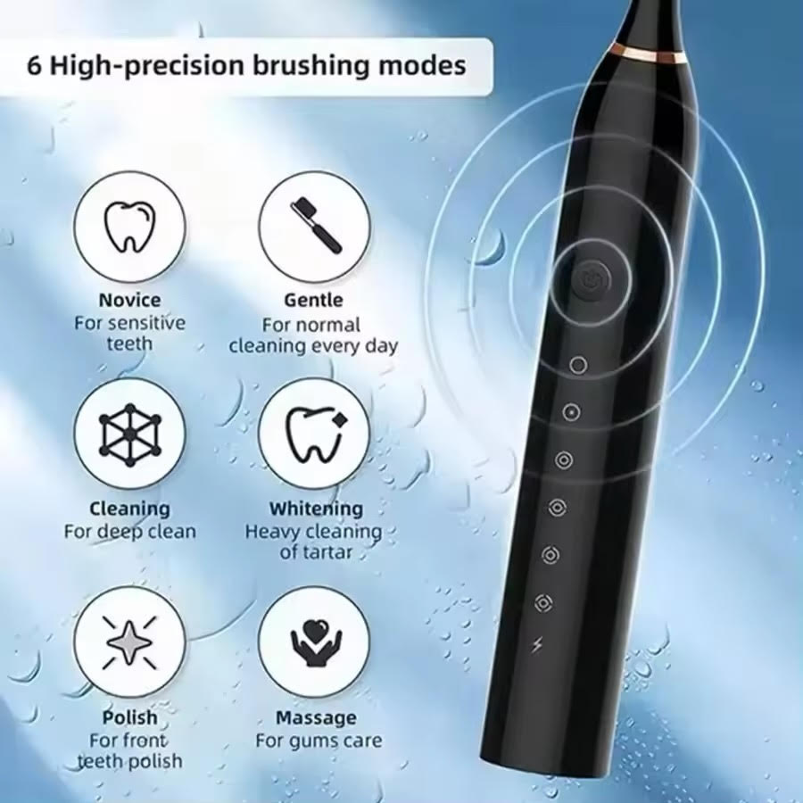 Electric Ultrasonic Toothbrush